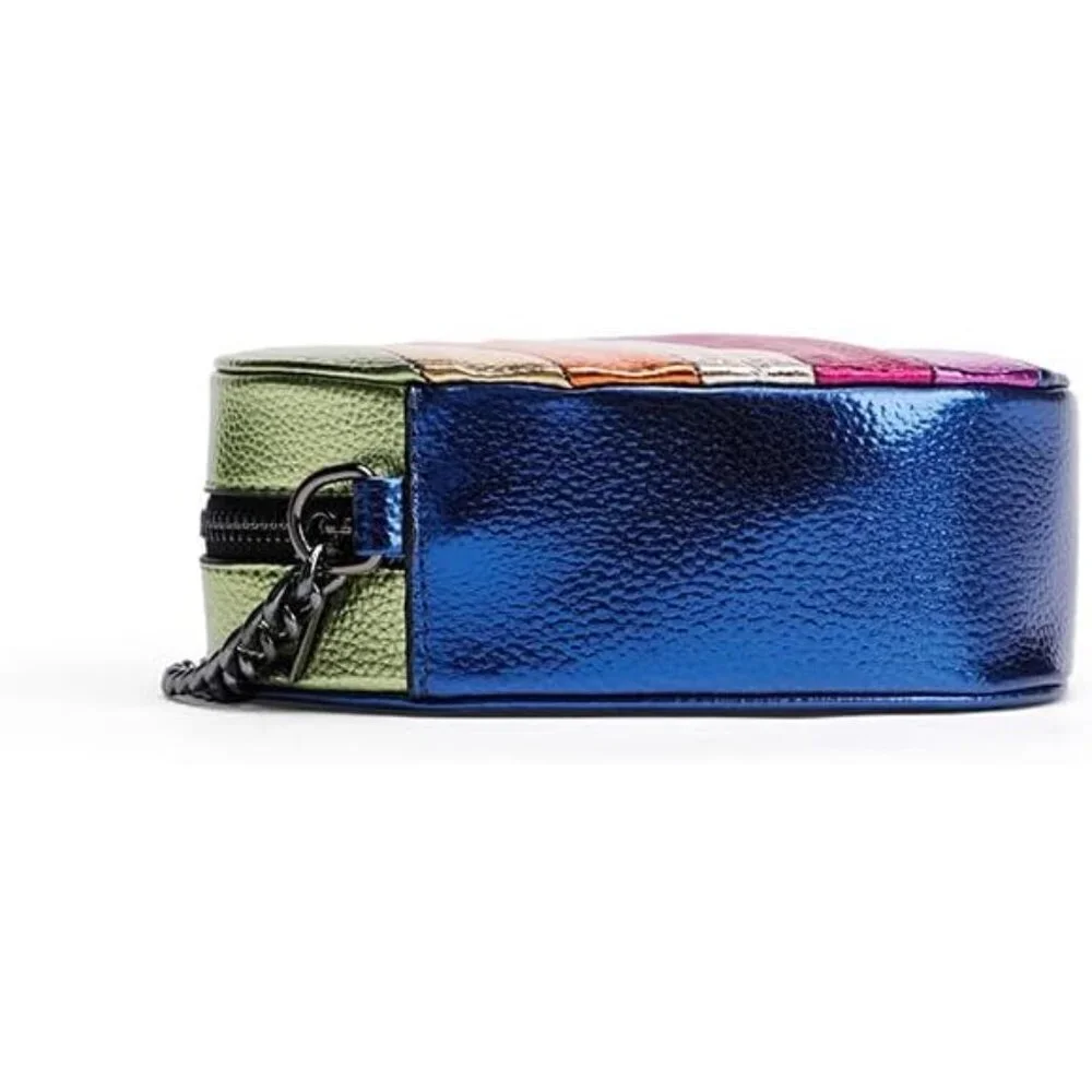 Women's Denim Heart-Shaped Mini Crossbody Phone Bag Small Travel Purse